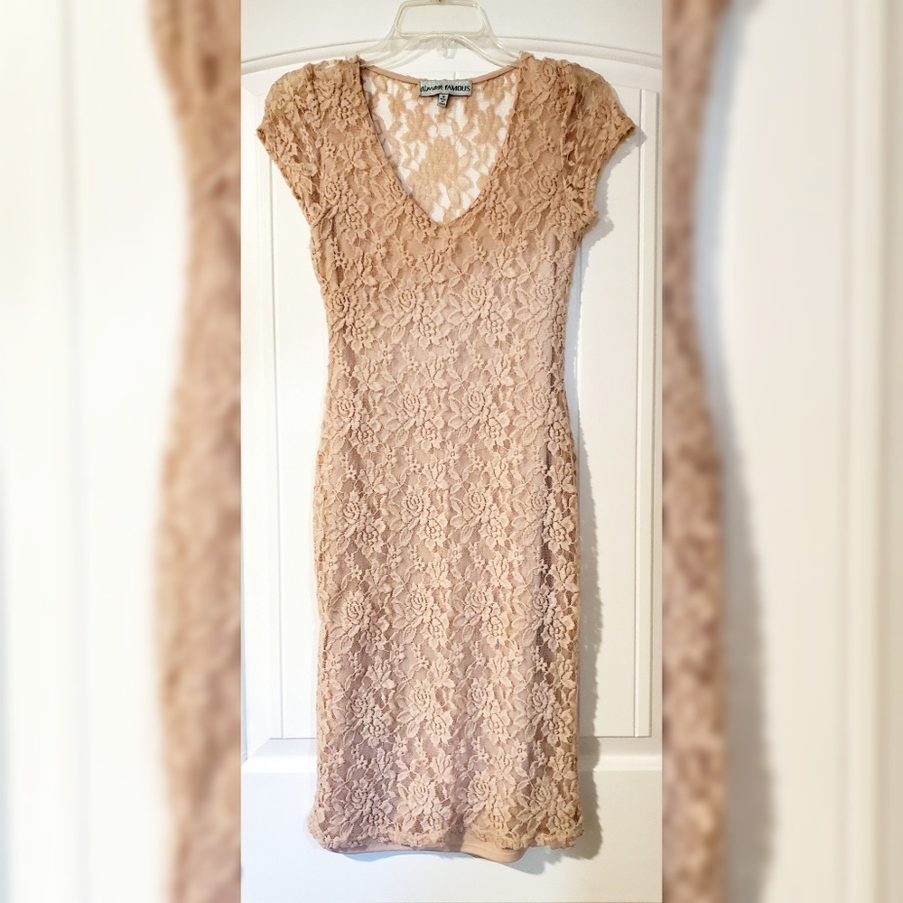Pink Lace Dress